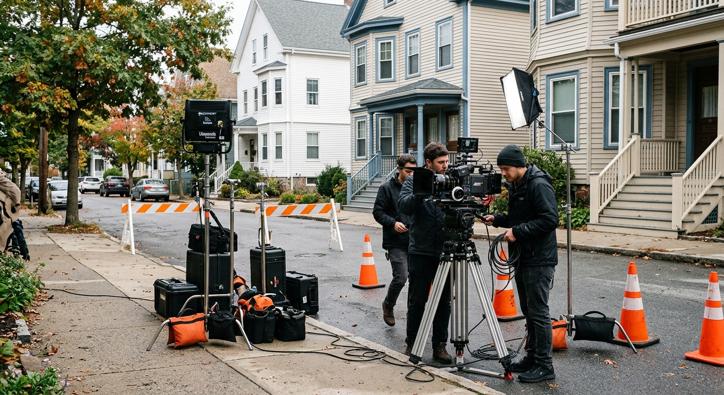 Eva Longoria Films ‘Marcelo in the Real World’ on Taft Street in Dorchester